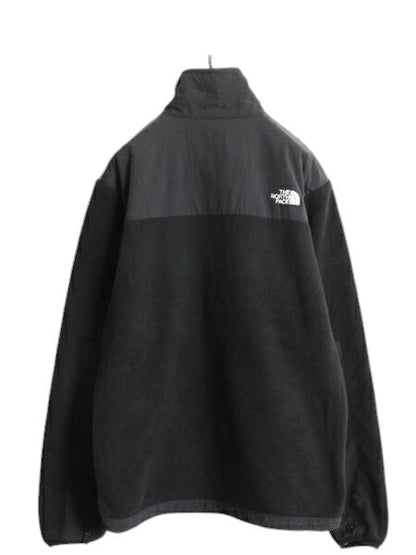ノースフェイス デナリ ジャケット メンズ M 黒 古着 The North Face DENALI アウトドア フリース ナイロン ブルゾン フルジップ ブラック