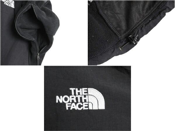 ノースフェイス デナリ ジャケット メンズ M 黒 古着 The North Face DENALI アウトドア フリース ナイロン ブルゾン フルジップ ブラック