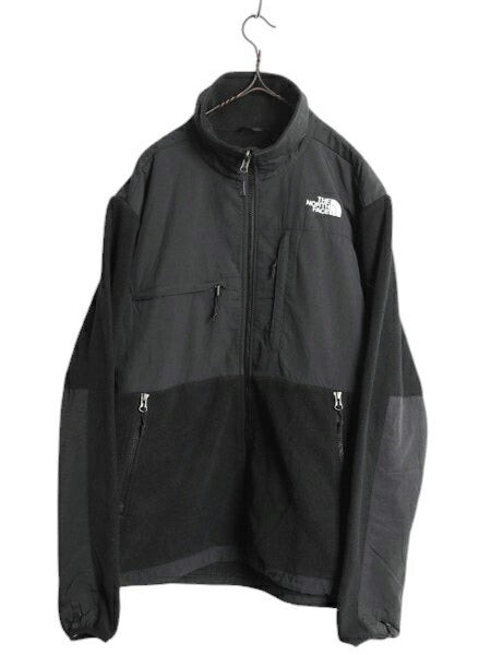 ノースフェイス デナリ ジャケット メンズ M 黒 古着 The North Face DENALI アウトドア フリース ナイロン ブルゾン フルジップ ブラック