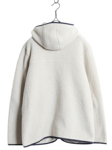 パタゴニア レトロ パイル フーディ ジャケット レディース L 古着 20年製 Patagonia フルジップ ボア パイル フリース パーカー ブルゾン