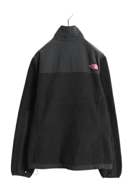 ノースフェイス デナリ ジャケット レディース L / The North Face DENALI フリース ナイロン ブルゾン フルジップ アウトドア ブラック 黒