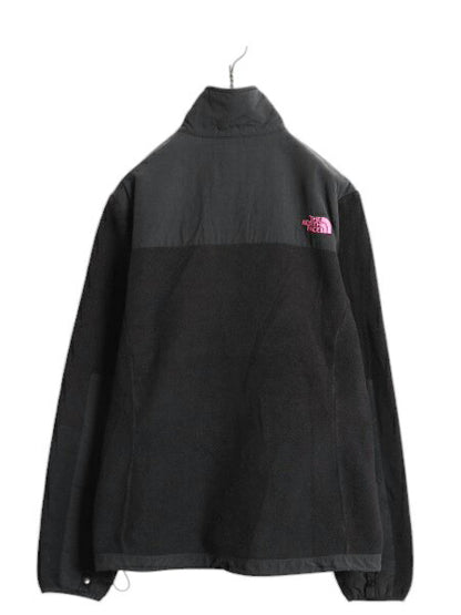 ノースフェイス デナリ ジャケット レディース L / The North Face DENALI フリース ナイロン ブルゾン フルジップ アウトドア ブラック 黒