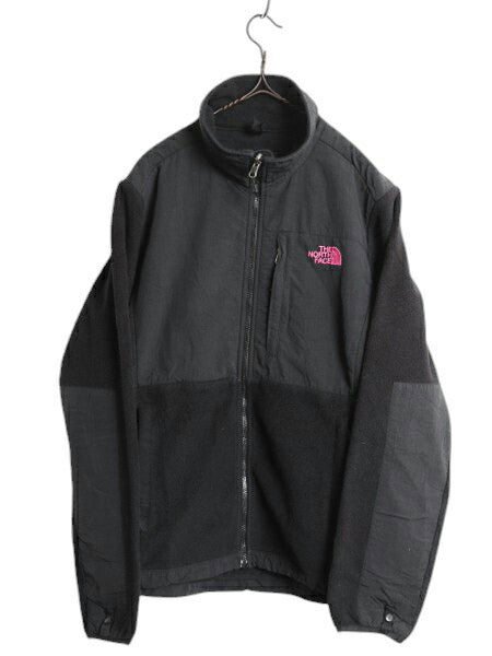ノースフェイス デナリ ジャケット レディース L / The North Face DENALI フリース ナイロン ブルゾン フルジップ アウトドア ブラック 黒