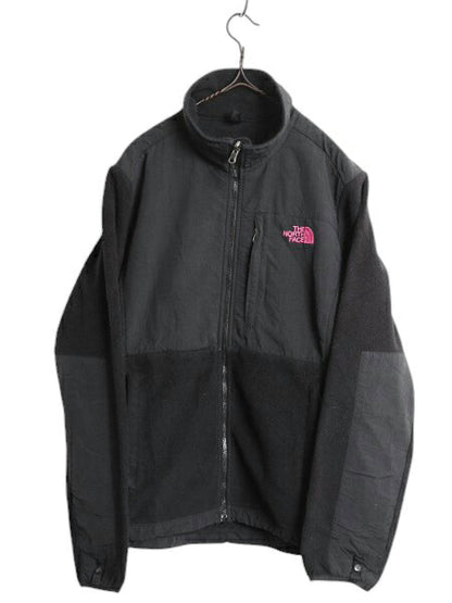 ノースフェイス デナリ ジャケット レディース L / The North Face DENALI フリース ナイロン ブルゾン フルジップ アウトドア ブラック 黒