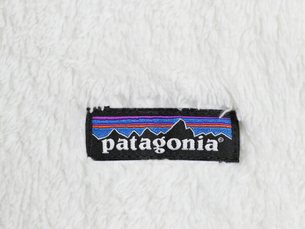 パタゴニア ロスガトス フリース ベスト レディース M / 16年製 Patagonia ハイ パイル ボア 重ね着 フルジップ アウトドア ハイネック 白