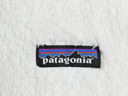 パタゴニア ロスガトス フリース ベスト レディース M / 16年製 Patagonia ハイ パイル ボア 重ね着 フルジップ アウトドア ハイネック 白