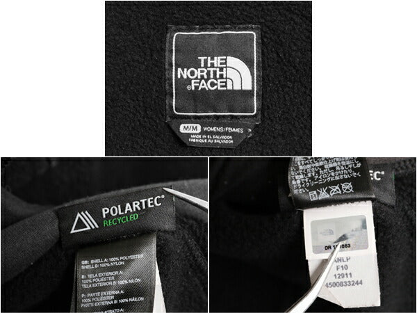 ノースフェイス デナリ ジャケット レディース M / The North Face DENALI フリース ナイロン フルジップ ブルゾン アウトドア ブラック 黒