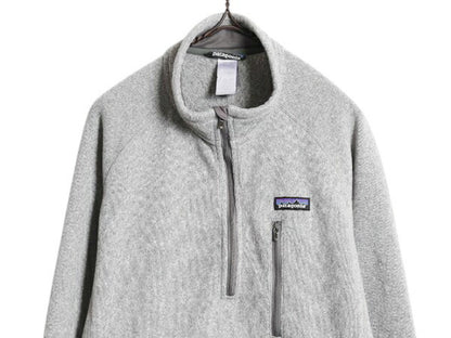 パタゴニア ベターセーター ハーフジップ メンズ M Patagonia フリース セーター ジャケット プルオーバー ブルゾン ハイネック 裏起毛 灰