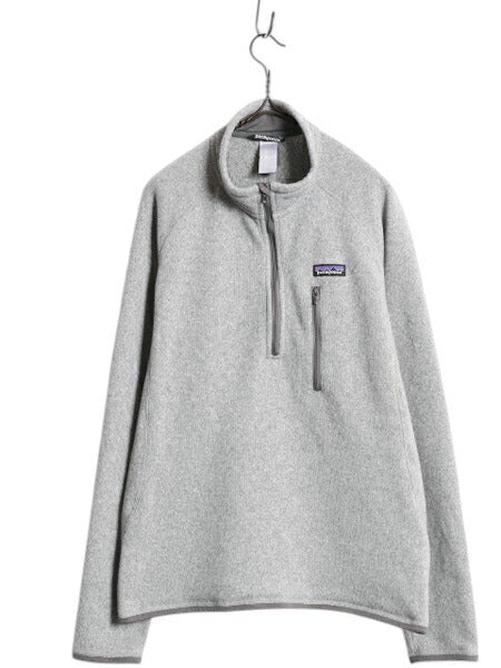 パタゴニア ベターセーター ハーフジップ メンズ M Patagonia フリース セーター ジャケット プルオーバー ブルゾン ハイネック 裏起毛 灰