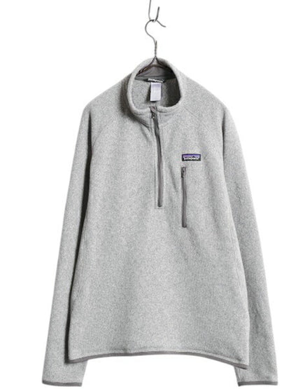 パタゴニア ベターセーター ハーフジップ メンズ M Patagonia フリース セーター ジャケット プルオーバー ブルゾン ハイネック 裏起毛 灰