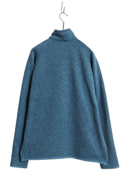 パタゴニア ベターセーター ハーフジップ メンズ M 17年製 Patagonia フリース セーター ジャケット プルオーバー ブルゾン ハイネック 青