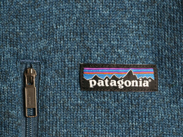 パタゴニア ベターセーター ハーフジップ メンズ M 17年製 Patagonia フリース セーター ジャケット プルオーバー ブルゾン ハイネック 青
