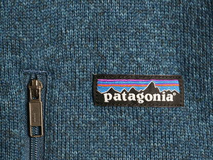 パタゴニア ベターセーター ハーフジップ メンズ M 17年製 Patagonia フリース セーター ジャケット プルオーバー ブルゾン ハイネック 青