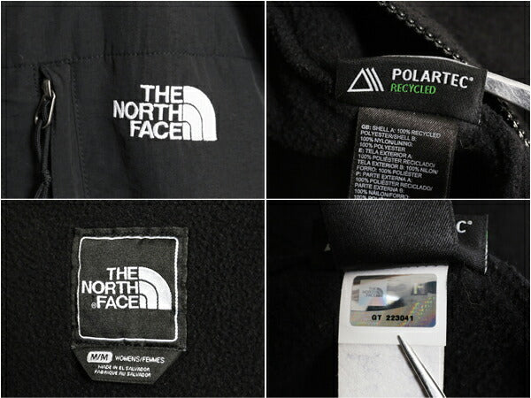 ノースフェイス フード付き デナリ ジャケット レディース M / The North Face DENALI フリース ナイロン パーカー フルジップ ブルゾン 黒