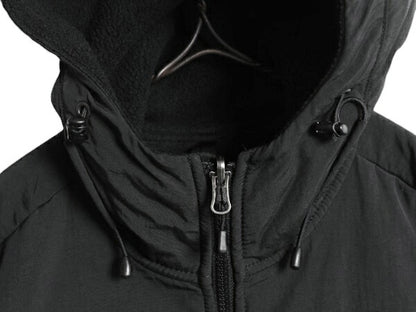 ノースフェイス フード付き デナリ ジャケット レディース M / The North Face DENALI フリース ナイロン パーカー フルジップ ブルゾン 黒