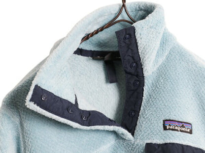 パタゴニア リツール スナップT プルオーバー ジャケット レディース S / 古着 17年製 Patagonia フリース アウトドア ブルゾン ハイネック
