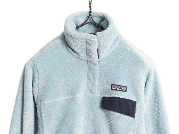 パタゴニア リツール スナップT プルオーバー ジャケット レディース S / 古着 17年製 Patagonia フリース アウトドア ブルゾン ハイネック