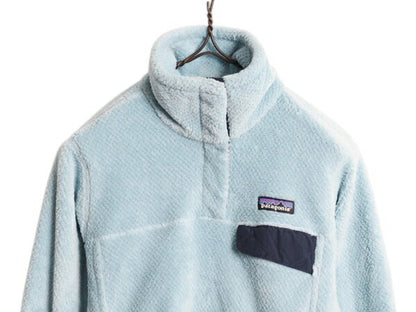 パタゴニア リツール スナップT プルオーバー ジャケット レディース S / 古着 17年製 Patagonia フリース アウトドア ブルゾン ハイネック