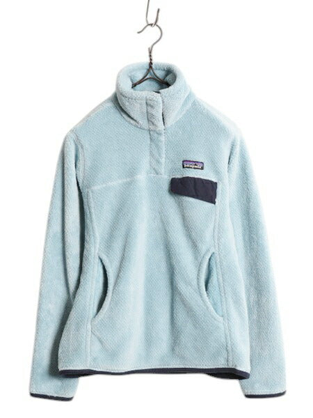 パタゴニア リツール スナップT プルオーバー ジャケット レディース S / 古着 17年製 Patagonia フリース アウトドア ブルゾン ハイネック