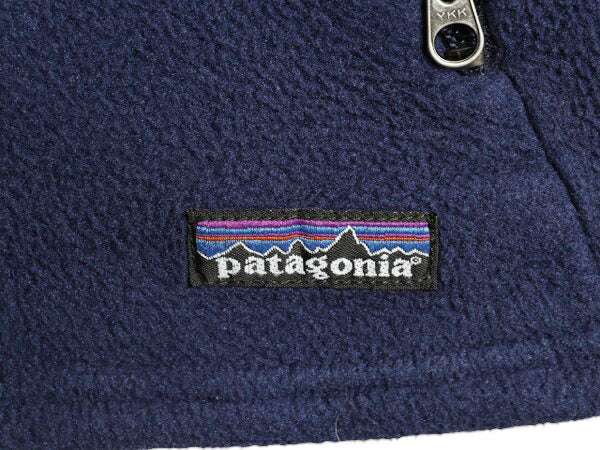 パタゴニア シンチラ フリース ベスト レディース S / 古着 06年製 Patagonia アウトドア フルジップ 重ね着 前開き ハイネック ネイビー
