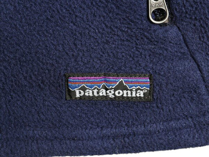 パタゴニア シンチラ フリース ベスト レディース S / 古着 06年製 Patagonia アウトドア フルジップ 重ね着 前開き ハイネック ネイビー