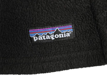 00s パタゴニア シンチラ フリース ベスト レディース М オールド 05年製 Patagonia アウトドア フルジップ 重ね着 前開き ハイネック 黒