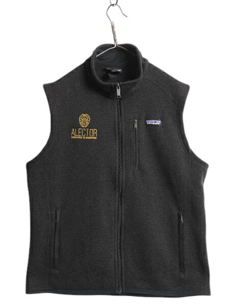 パタゴニア ベターセーター ベスト メンズ L / 16年製 Patagonia フリース セーター 前開き フルジップ アウトドア 重ね着 ブラック 企業物