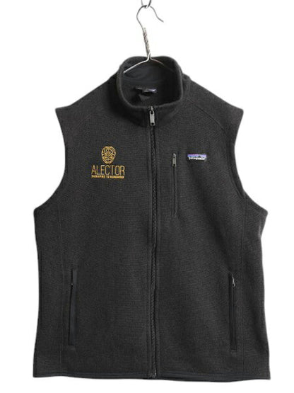 パタゴニア ベターセーター ベスト メンズ L / 16年製 Patagonia フリース セーター 前開き フルジップ アウトドア 重ね着 ブラック 企業物