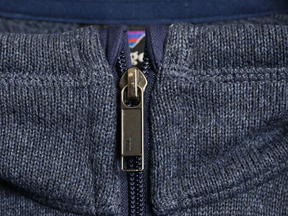 パタゴニア ベターセーター ベスト メンズ XL 18年製 Patagonia フリース セーター 前開き フルジップ アウトドア 重ね着 大きいサイズ 紺