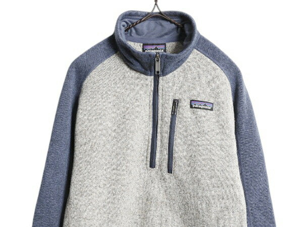 パタゴニア ベターセーター ハーフジップ メンズ M 18年製 Patagonia フリース セーター ジャケット プルオーバー アウトドア ツートン 青