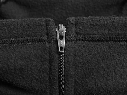 パタゴニア マイクロD ハーフジップ フリース プルオーバー メンズ L 18年製 Patagonia ロンT 長袖 Tシャツ アウトドア ハイネック 薄手 黒