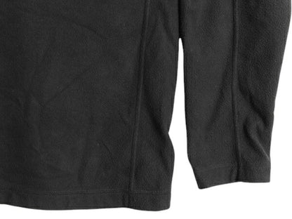 パタゴニア マイクロD ハーフジップ フリース プルオーバー メンズ L 18年製 Patagonia ロンT 長袖 Tシャツ アウトドア ハイネック 薄手 黒