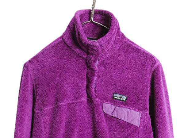 パタゴニア リツール スナップT プルオーバー ジャケット レディース S / 古着 13年製 Patagonia フリース アウトドア ブルゾン ハイネック