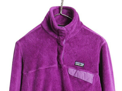 パタゴニア リツール スナップT プルオーバー ジャケット レディース S / 古着 13年製 Patagonia フリース アウトドア ブルゾン ハイネック