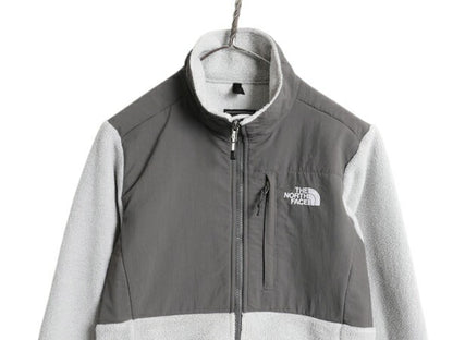 ノースフェイス デナリ ジャケット レディース S / 古着 The North Face DENALI フリース ナイロン フルジップ ブルゾン アウトドア グレー