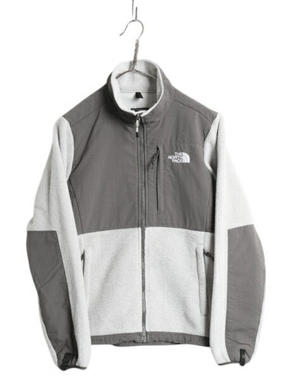 ノースフェイス デナリ ジャケット レディース S / 古着 The North Face DENALI フリース ナイロン フルジップ ブルゾン アウトドア グレー
