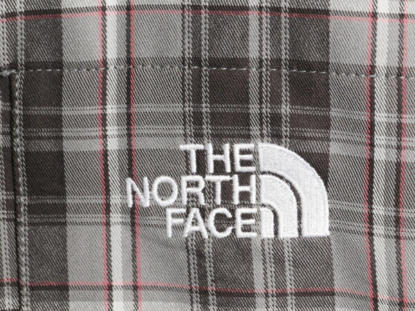 ノースフェイス デナリ ジャケット レディース L / The North Face DENALI フリース ナイロン フルジップ ブルゾン チェック アウトドア 灰