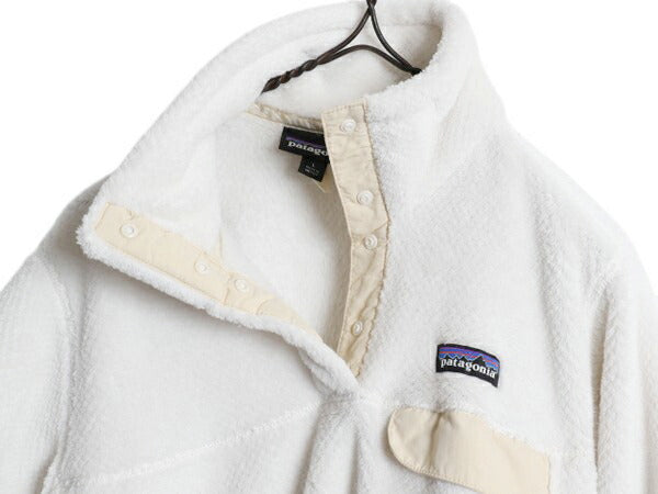 パタゴニア リツール スナップT プルオーバー ジャケット レディース L / 古着 15年製 Patagonia フリース アウトドア ブルゾン ハイネック