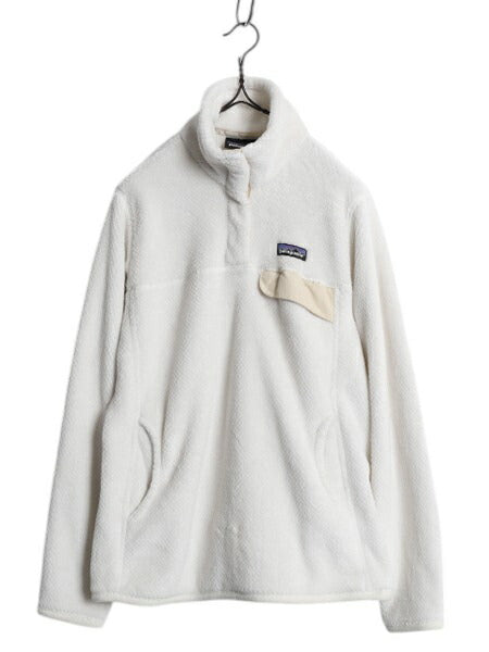 パタゴニア リツール スナップT プルオーバー ジャケット レディース L / 古着 15年製 Patagonia フリース アウトドア ブルゾン ハイネック
