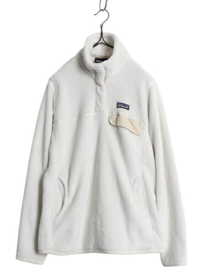 パタゴニア リツール スナップT プルオーバー ジャケット レディース L / 古着 15年製 Patagonia フリース アウトドア ブルゾン ハイネック