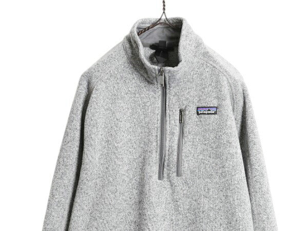 パタゴニア ベターセーター ハーフジップ メンズ XL 17年製 Patagonia フリース セーター ジャケット プルオーバー ブルゾン ハイネック 灰