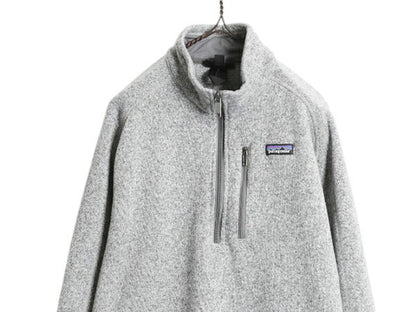 パタゴニア ベターセーター ハーフジップ メンズ XL 17年製 Patagonia フリース セーター ジャケット プルオーバー ブルゾン ハイネック 灰