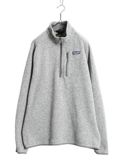 パタゴニア ベターセーター ハーフジップ メンズ XL 17年製 Patagonia フリース セーター ジャケット プルオーバー ブルゾン ハイネック 灰