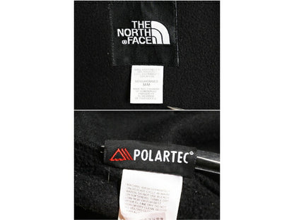 ノースフェイス デナリ ジャケット メンズ M 古着 The North Face DENALI フリース ナイロン ブルゾン フルジップ アウトドア ブラック 黒