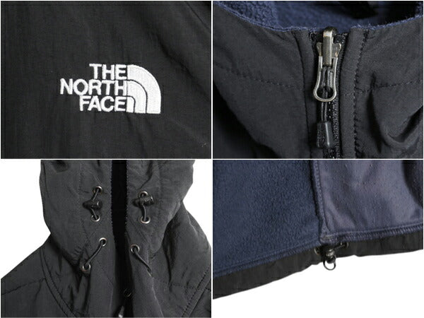 ノースフェイス フード付き デナリ ジャケット メンズ S The North Face DENALI フリース ナイロン パーカー ジャンパー ブルゾン ツートン