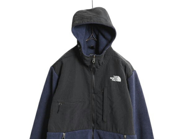 ノースフェイス フード付き デナリ ジャケット メンズ S The North Face DENALI フリース ナイロン パーカー ジャンパー ブルゾン ツートン