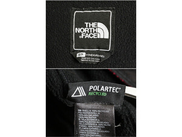 ノースフェイス デナリ ジャケット レディース S / The North Face DENALI フリース ナイロン フルジップ ブルゾン アウトドア 黒 ブラック