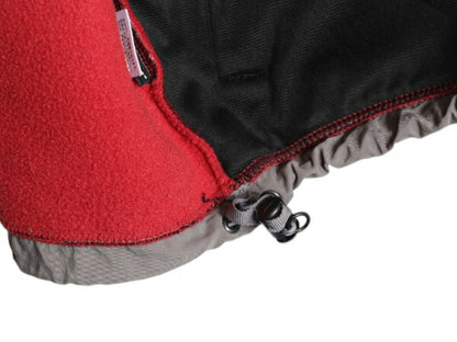 ノースフェイス デナリ ジャケット レディース L The North Face DENALI フリース ナイロン フルジップ ブルゾン アウトドア グレー レッド