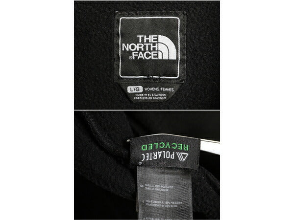 ノースフェイス デナリ ジャケット レディース L The North Face DENALI フリース ナイロン フルジップ ブルゾン アウトドア ブラック 黒