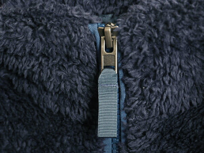 パタゴニア ロスガトス ハーフジップ キッズ М 140cm 程/ 19年製 Patagonia アウトドア フリース ジャケット プルオーバー ボア パイル 紺